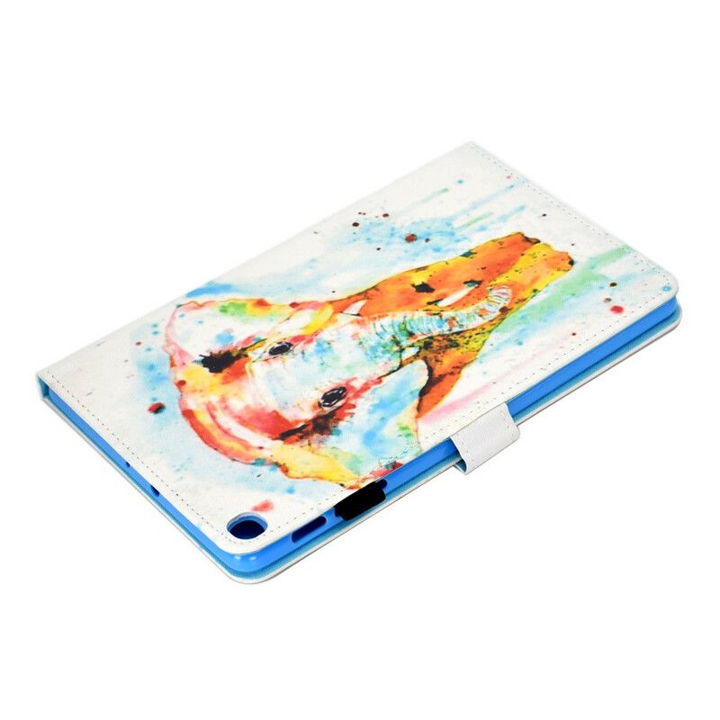 Flip Cover Samsung Galaxy Tab S6 Lite Akvarelelefant