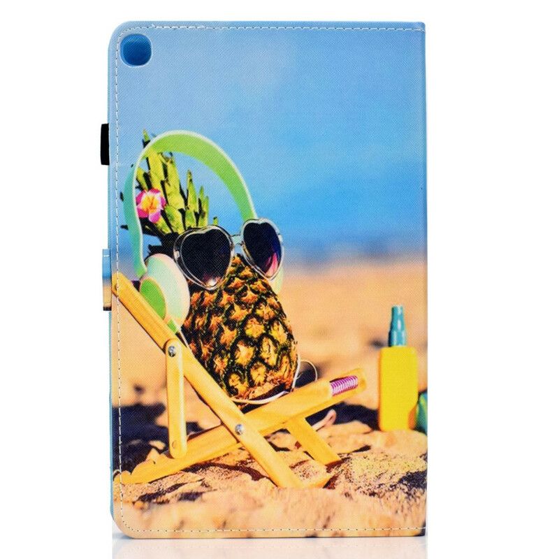 Flip Cover Samsung Galaxy Tab S6 Lite Ananasstrand