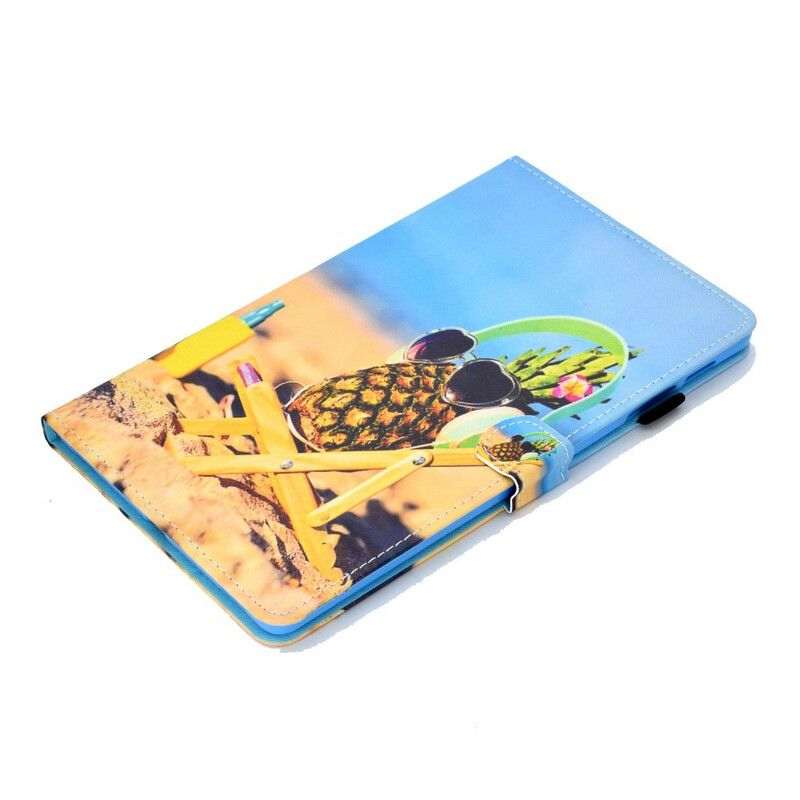 Flip Cover Samsung Galaxy Tab S6 Lite Ananasstrand