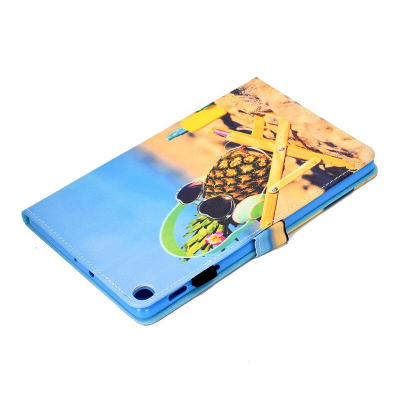 Flip Cover Samsung Galaxy Tab S6 Lite Ananasstrand