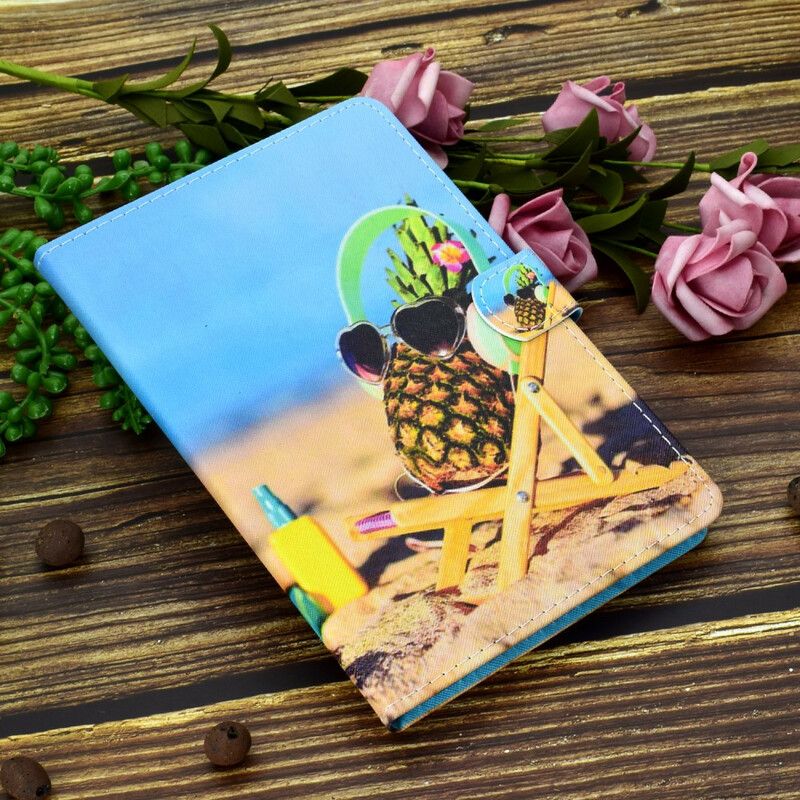 Flip Cover Samsung Galaxy Tab S6 Lite Ananasstrand