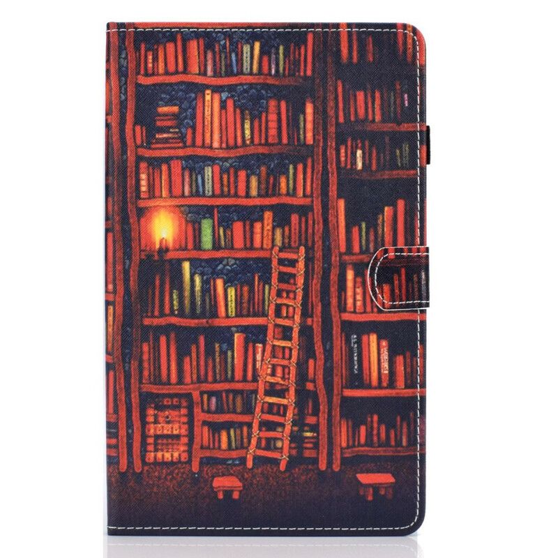 Flip Cover Samsung Galaxy Tab S6 Lite Bibliotek