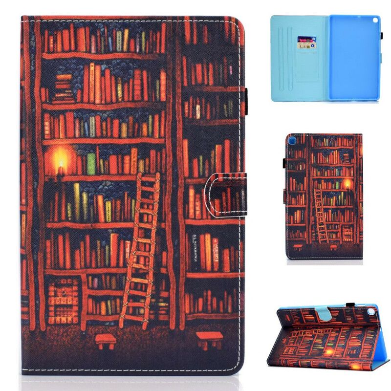 Flip Cover Samsung Galaxy Tab S6 Lite Bibliotek