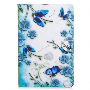 Flip Cover Samsung Galaxy Tab S6 Lite Blomsterserie