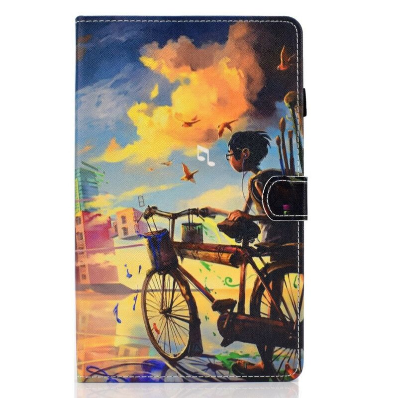 Flip Cover Samsung Galaxy Tab S6 Lite Cykel Art