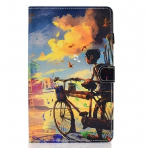 Flip Cover Samsung Galaxy Tab S6 Lite Cykel Art