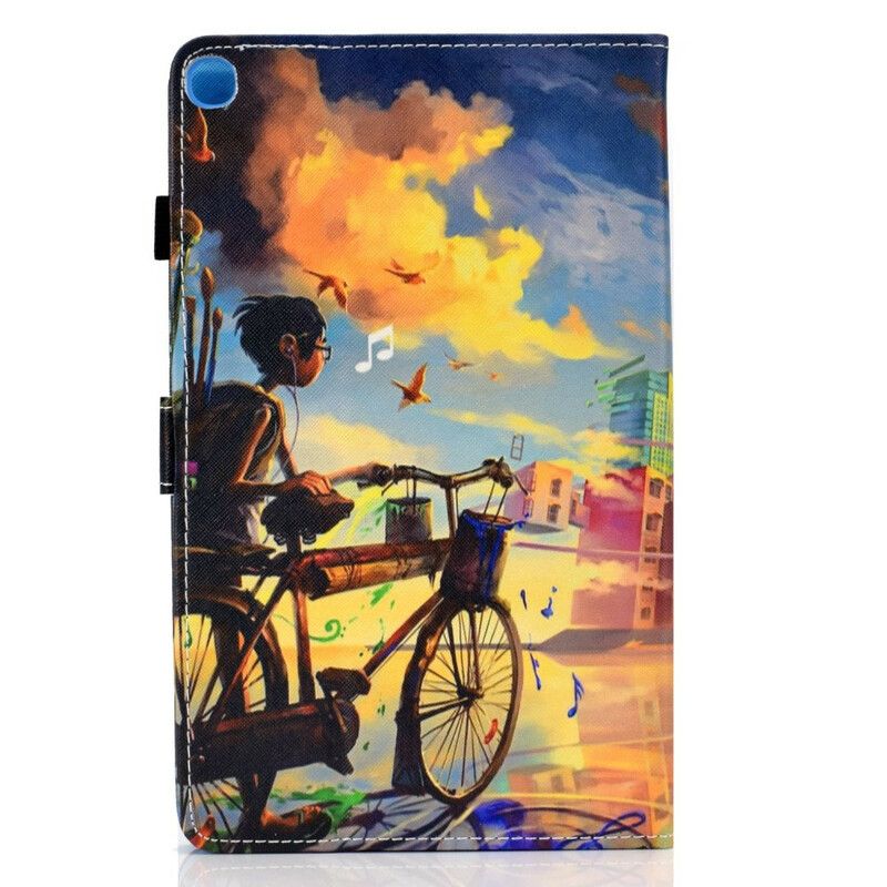 Flip Cover Samsung Galaxy Tab S6 Lite Cykel Art