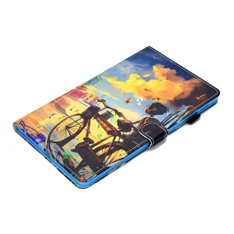 Flip Cover Samsung Galaxy Tab S6 Lite Cykel Art