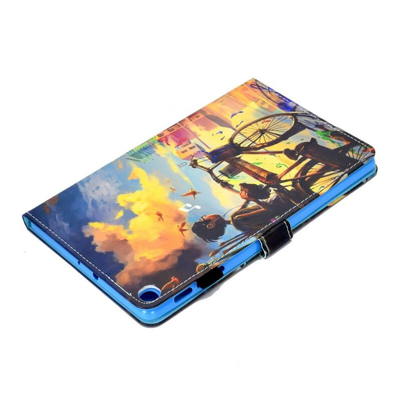 Flip Cover Samsung Galaxy Tab S6 Lite Cykel Art