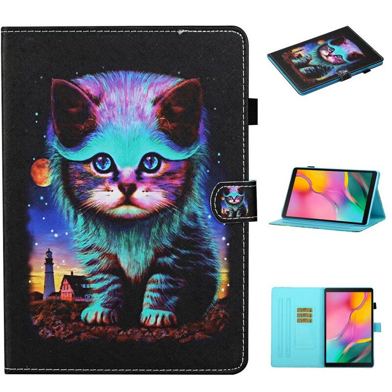 Flip Cover Samsung Galaxy Tab S6 Lite Elektrisk Kat