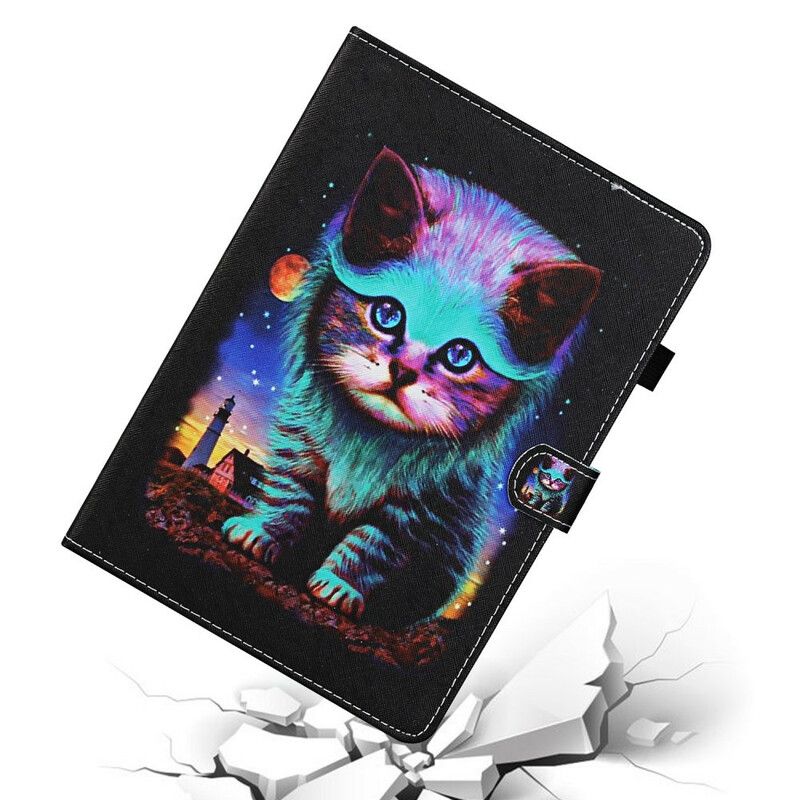 Flip Cover Samsung Galaxy Tab S6 Lite Elektrisk Kat