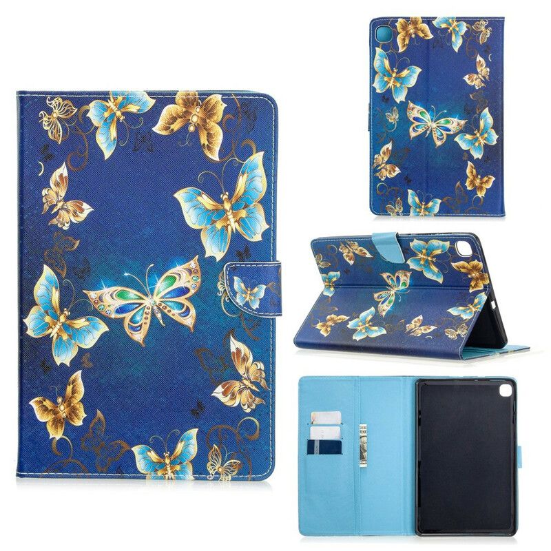 Flip Cover Samsung Galaxy Tab S6 Lite Kun Sommerfugle