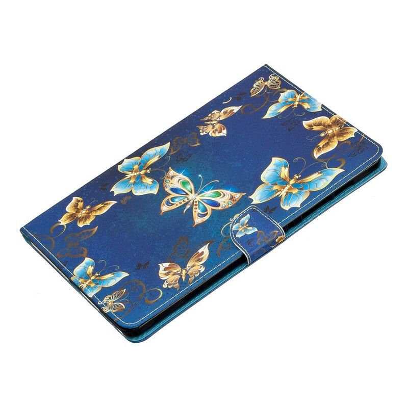 Flip Cover Samsung Galaxy Tab S6 Lite Kun Sommerfugle