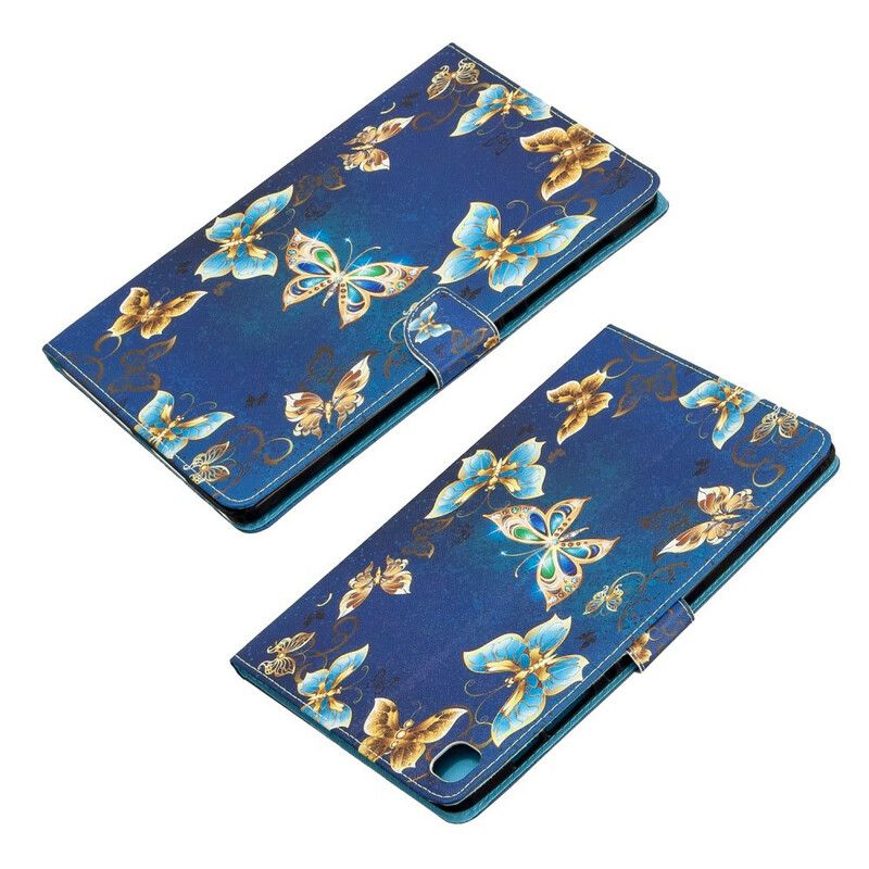 Flip Cover Samsung Galaxy Tab S6 Lite Kun Sommerfugle