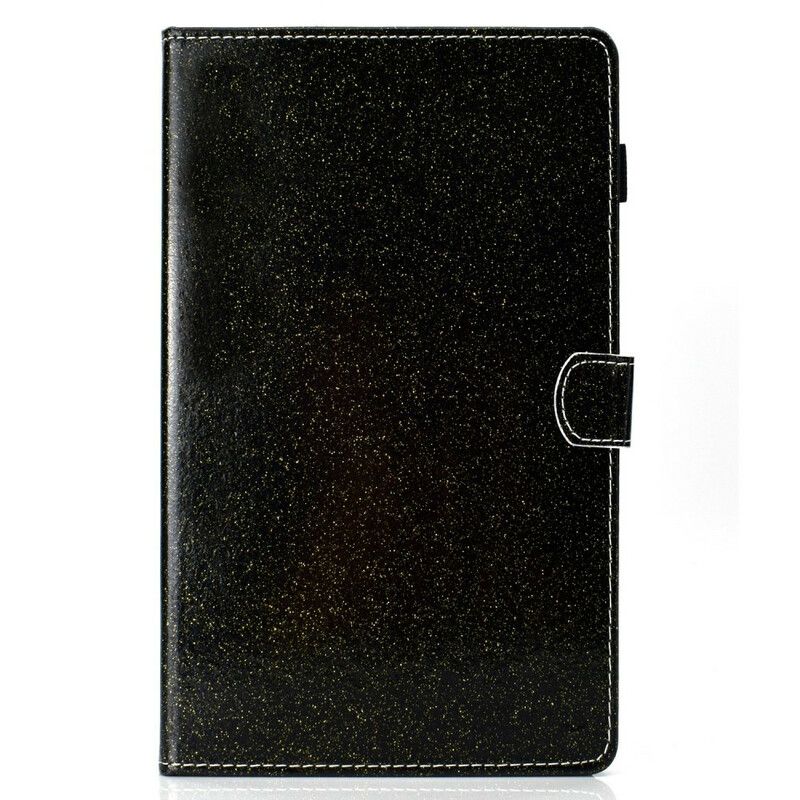 Flip Cover Samsung Galaxy Tab S6 Lite Mousserende Pailletter