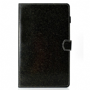 Flip Cover Samsung Galaxy Tab S6 Lite Mousserende Pailletter