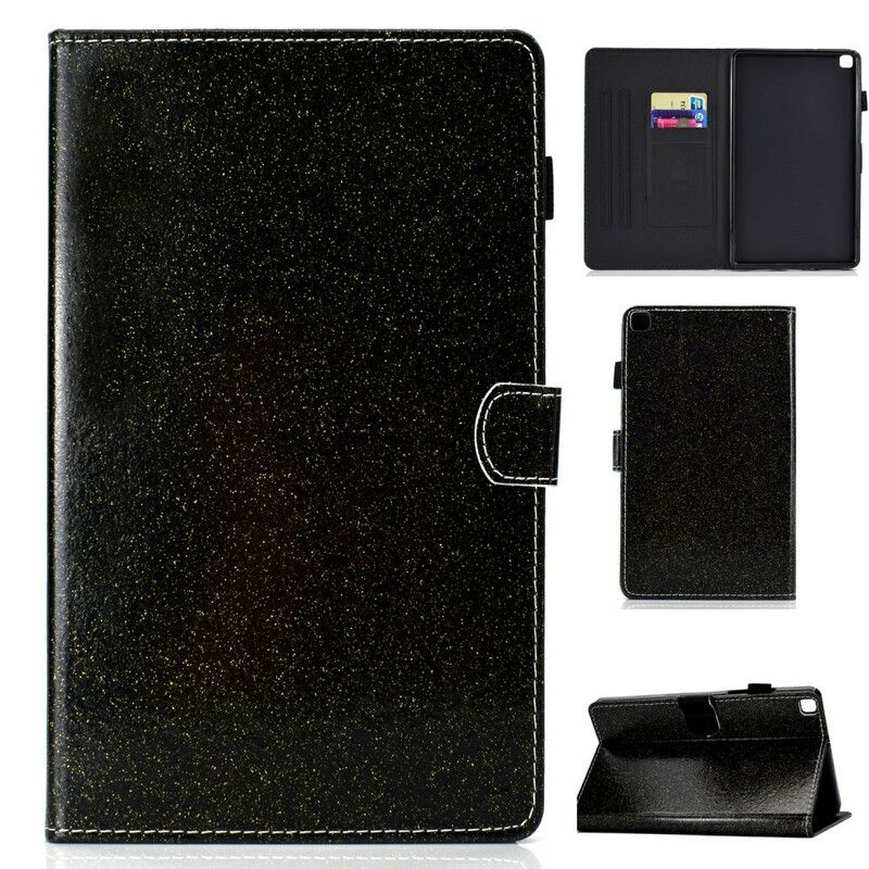 Flip Cover Samsung Galaxy Tab S6 Lite Mousserende Pailletter