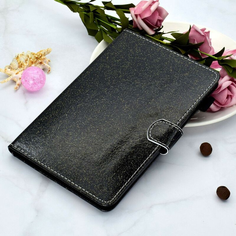 Flip Cover Samsung Galaxy Tab S6 Lite Mousserende Pailletter