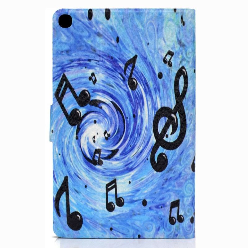 Flip Cover Samsung Galaxy Tab S6 Lite Musiknoter