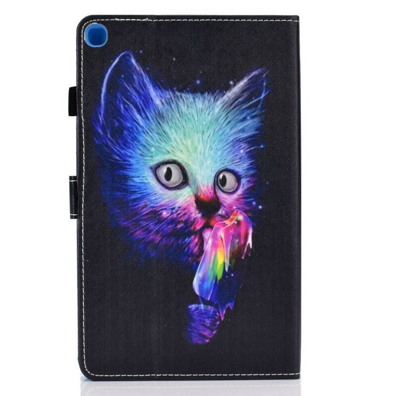 Flip Cover Samsung Galaxy Tab S6 Lite Psycho Cat