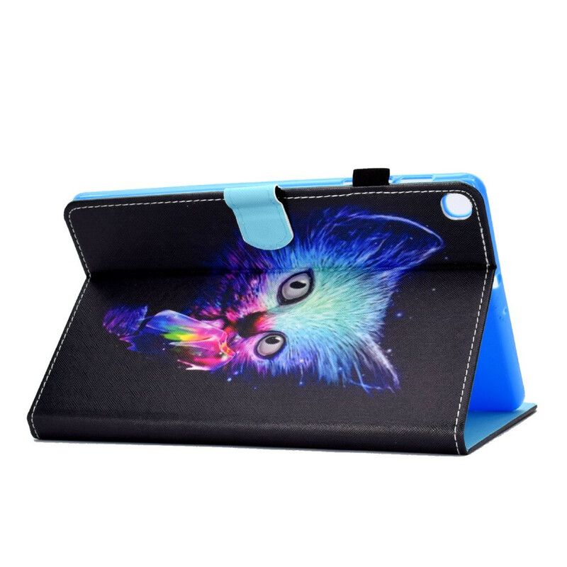 Flip Cover Samsung Galaxy Tab S6 Lite Psycho Cat