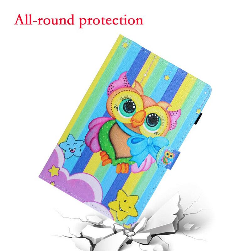 Flip Cover Samsung Galaxy Tab S6 Lite Sjove Fugl