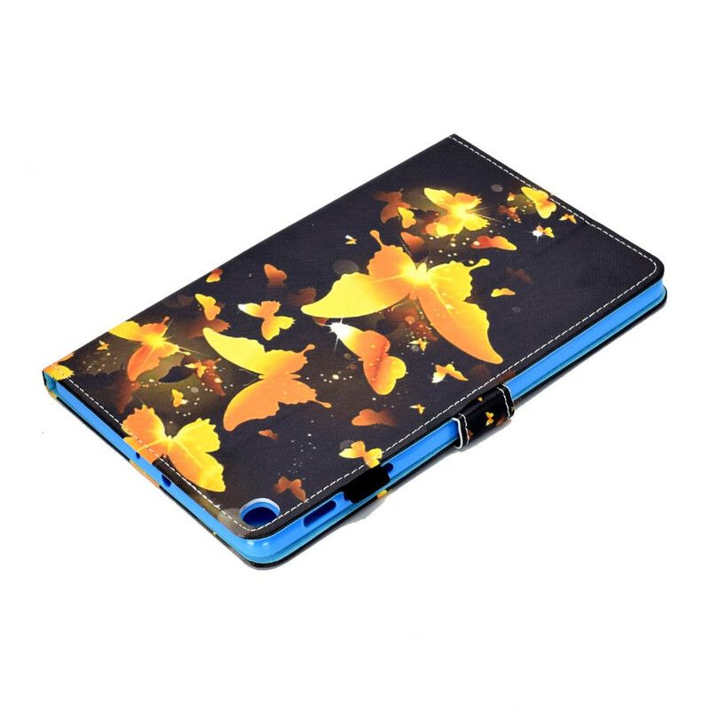 Flip Cover Samsung Galaxy Tab S6 Lite Unikke Sommerfugle