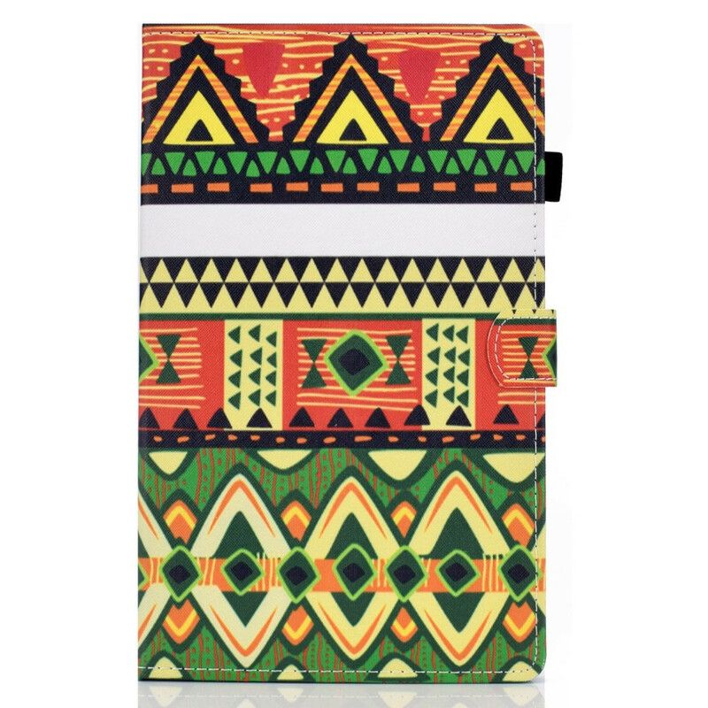 Læder Cover Samsung Galaxy Tab S6 Lite Aztec