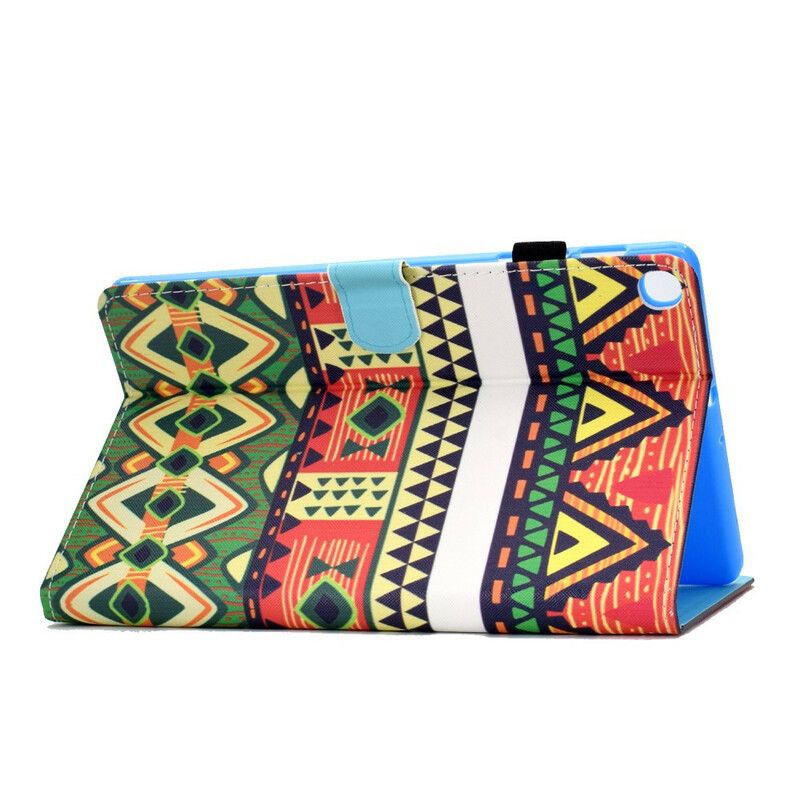 Læder Cover Samsung Galaxy Tab S6 Lite Aztec