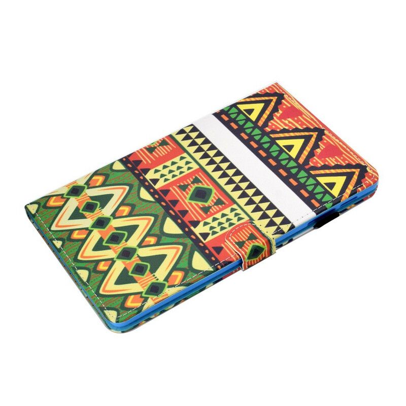 Læder Cover Samsung Galaxy Tab S6 Lite Aztec