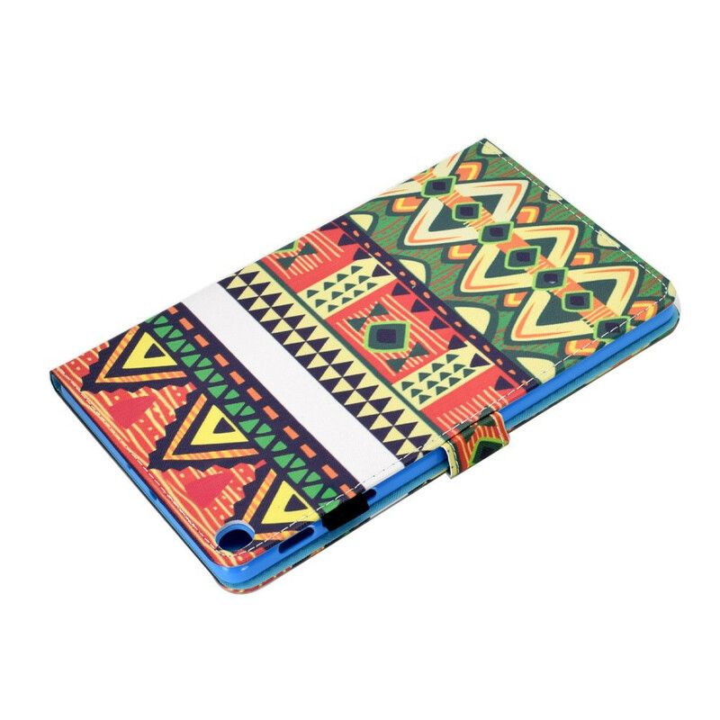 Læder Cover Samsung Galaxy Tab S6 Lite Aztec