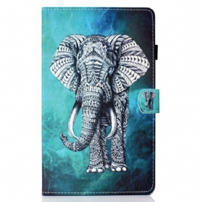 Læder Cover Samsung Galaxy Tab S6 Lite Stammeelefant