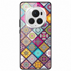 Cover Honor Magic 6 Pro Patchwork Hærdet Glas