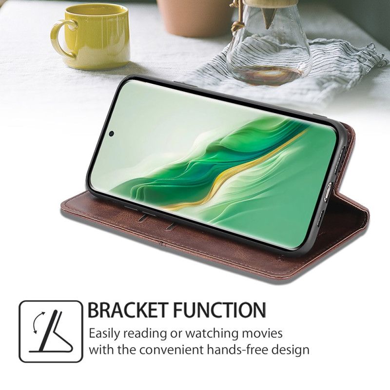 Flip Cover Til Honor Magic 6 Pro Vintage Tekstur