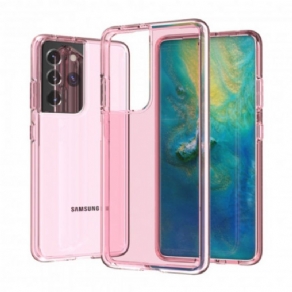 Cover Samsung Galaxy S21 Ultra 5G Farvet Transparent