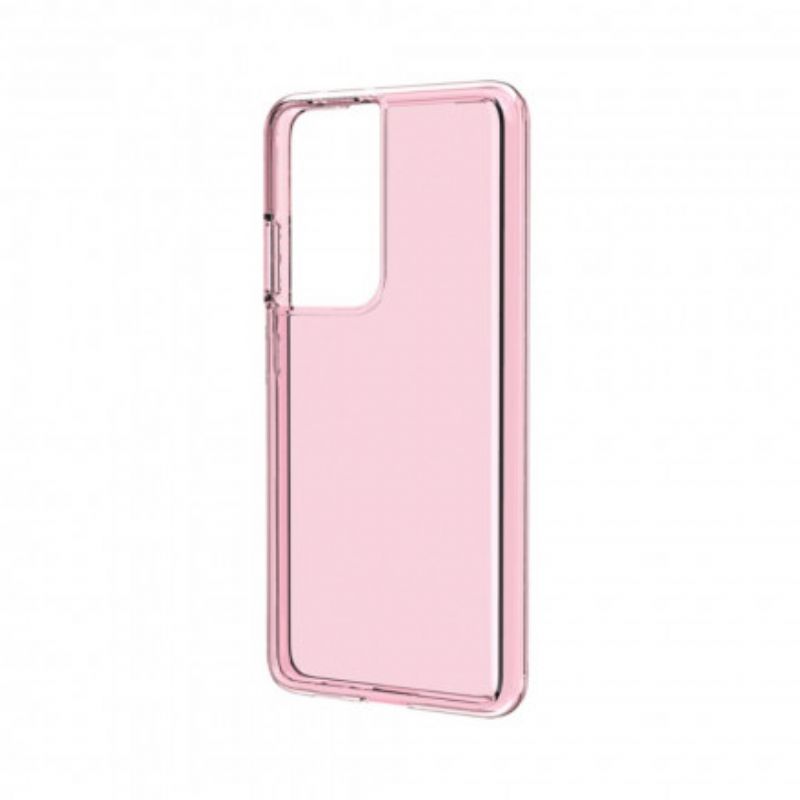 Cover Samsung Galaxy S21 Ultra 5G Farvet Transparent