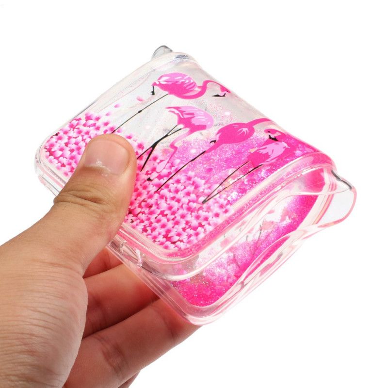 Cover Samsung Galaxy S21 Ultra 5G Flamingo Pailletter