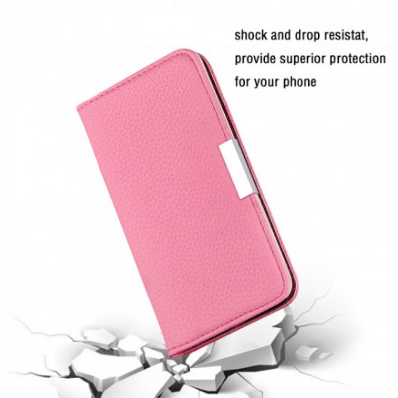 Cover Samsung Galaxy S21 Ultra 5G Flip Cover Ultra Chic Litchi Imiteret Læder