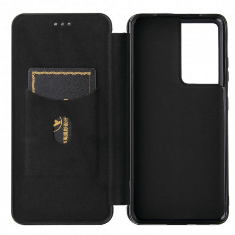 Cover Samsung Galaxy S21 Ultra 5G Flip Cover Kulfiber