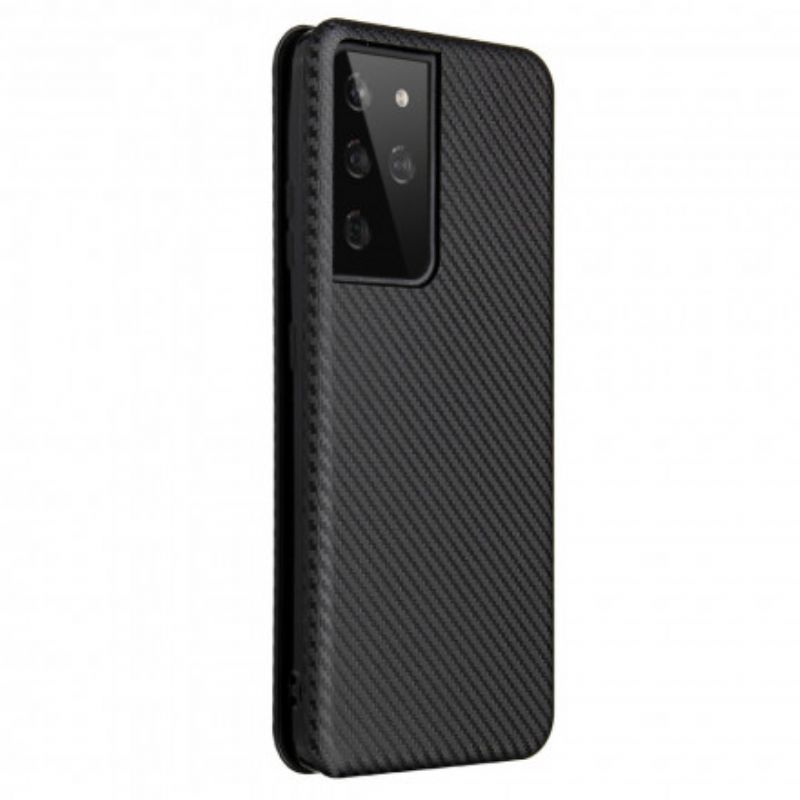 Cover Samsung Galaxy S21 Ultra 5G Flip Cover Kulfiber