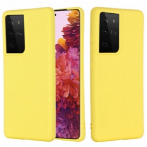 Cover Samsung Galaxy S21 Ultra 5G Flydende Silikone Design