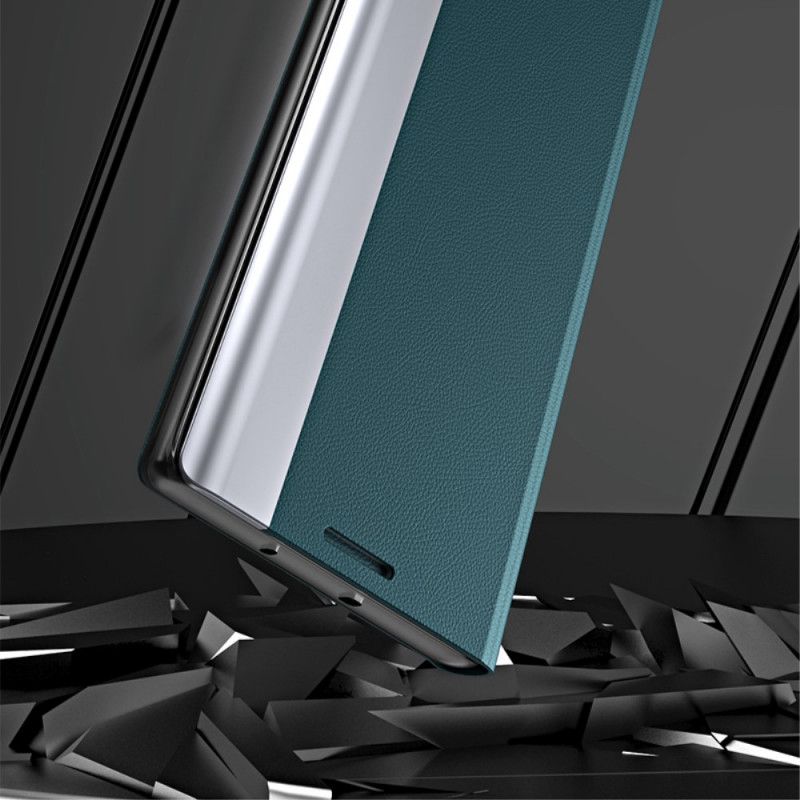 Cover Samsung Galaxy S21 Ultra 5G Imiteret Læder Nyt Design