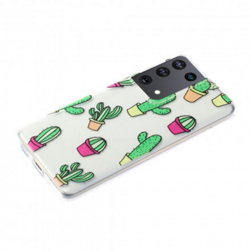 Cover Samsung Galaxy S21 Ultra 5G Minikaktusser