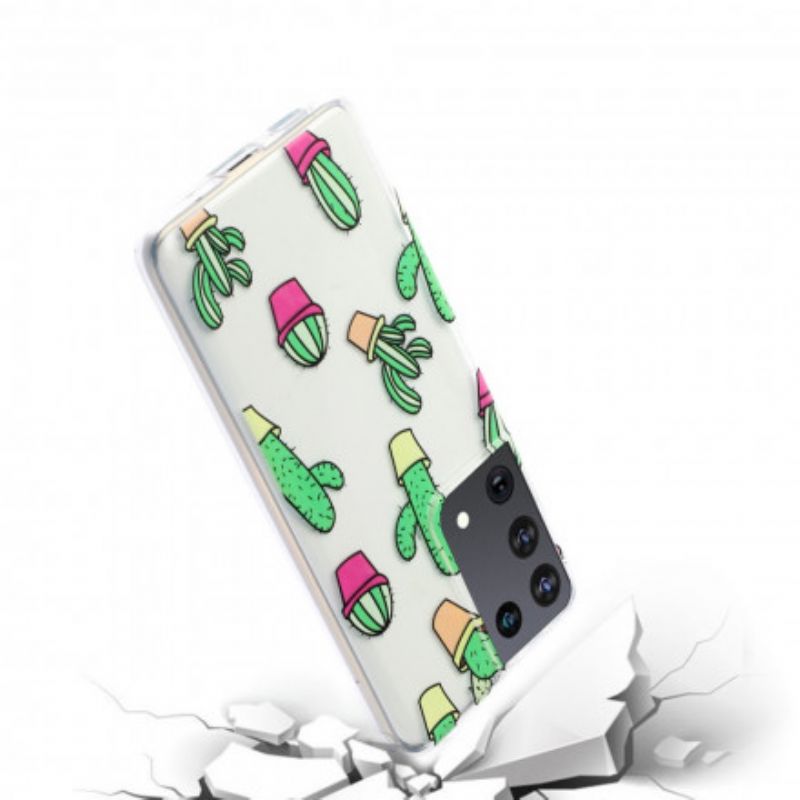 Cover Samsung Galaxy S21 Ultra 5G Minikaktusser