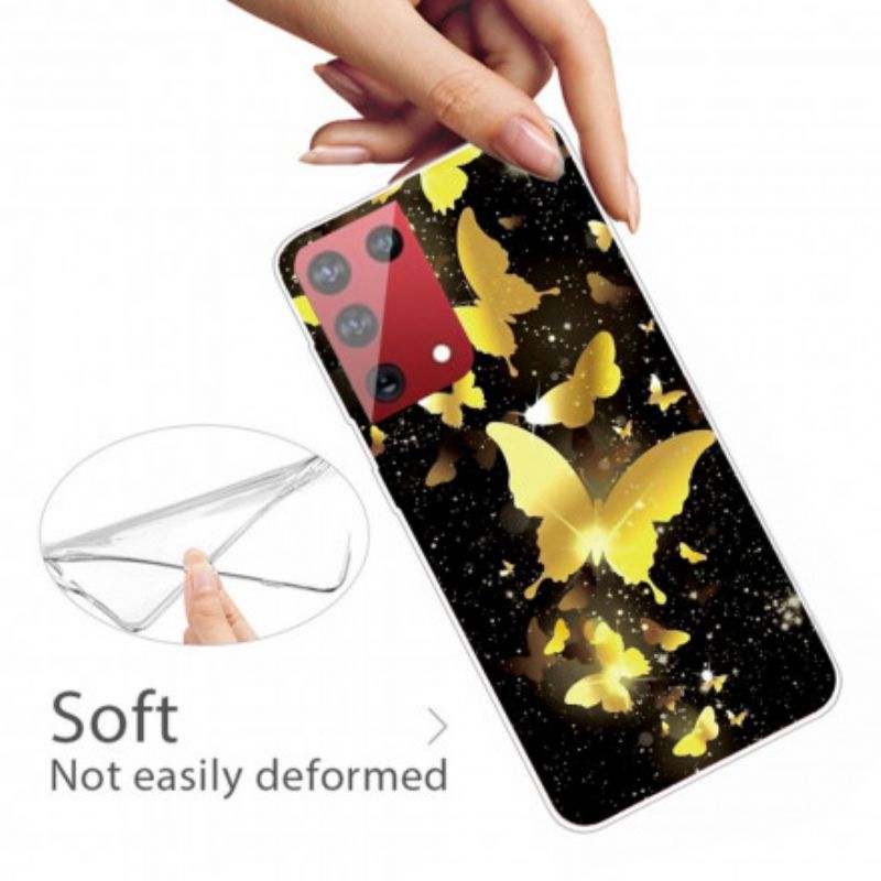 Cover Samsung Galaxy S21 Ultra 5G Smukke Sommerfugle