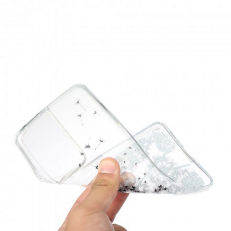 Cover Samsung Galaxy S21 Ultra 5G Transparente Sorte Mælkebøtter