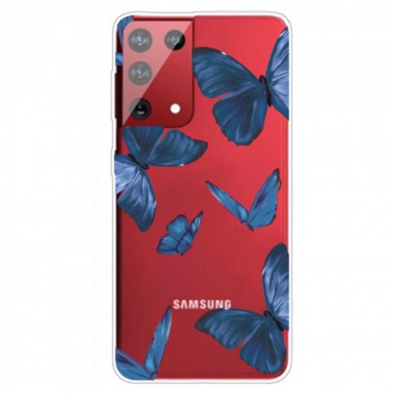 Cover Samsung Galaxy S21 Ultra 5G Vilde Sommerfugle