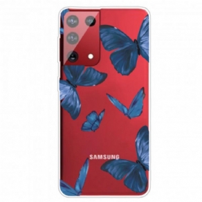 Cover Samsung Galaxy S21 Ultra 5G Vilde Sommerfugle