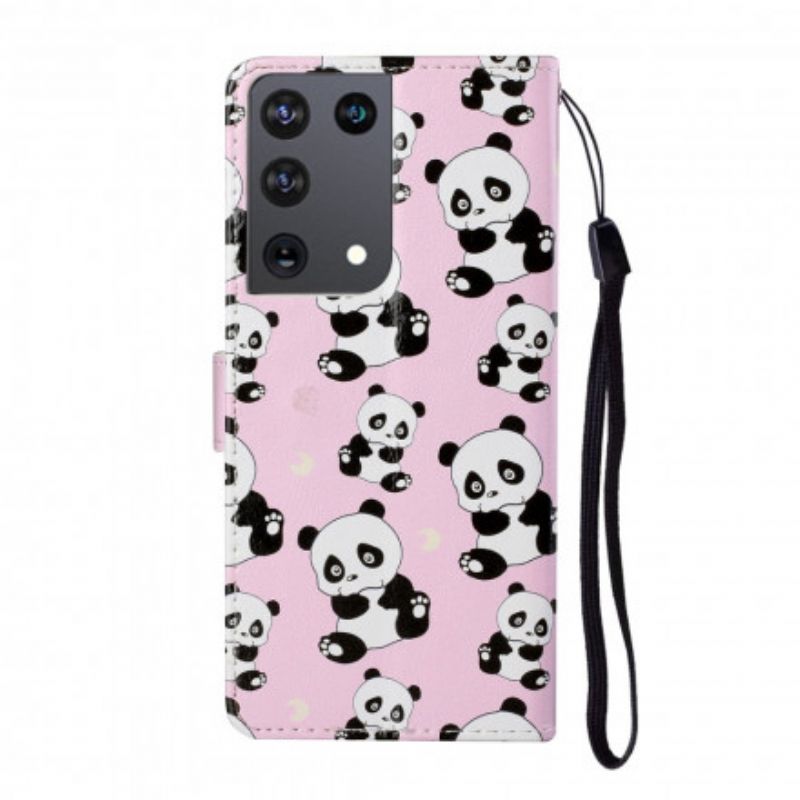 Flip Cover Samsung Galaxy S21 Ultra 5G Alle Pandaer