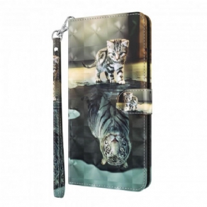 Flip Cover Samsung Galaxy S21 Ultra 5G Ernest The Tiger